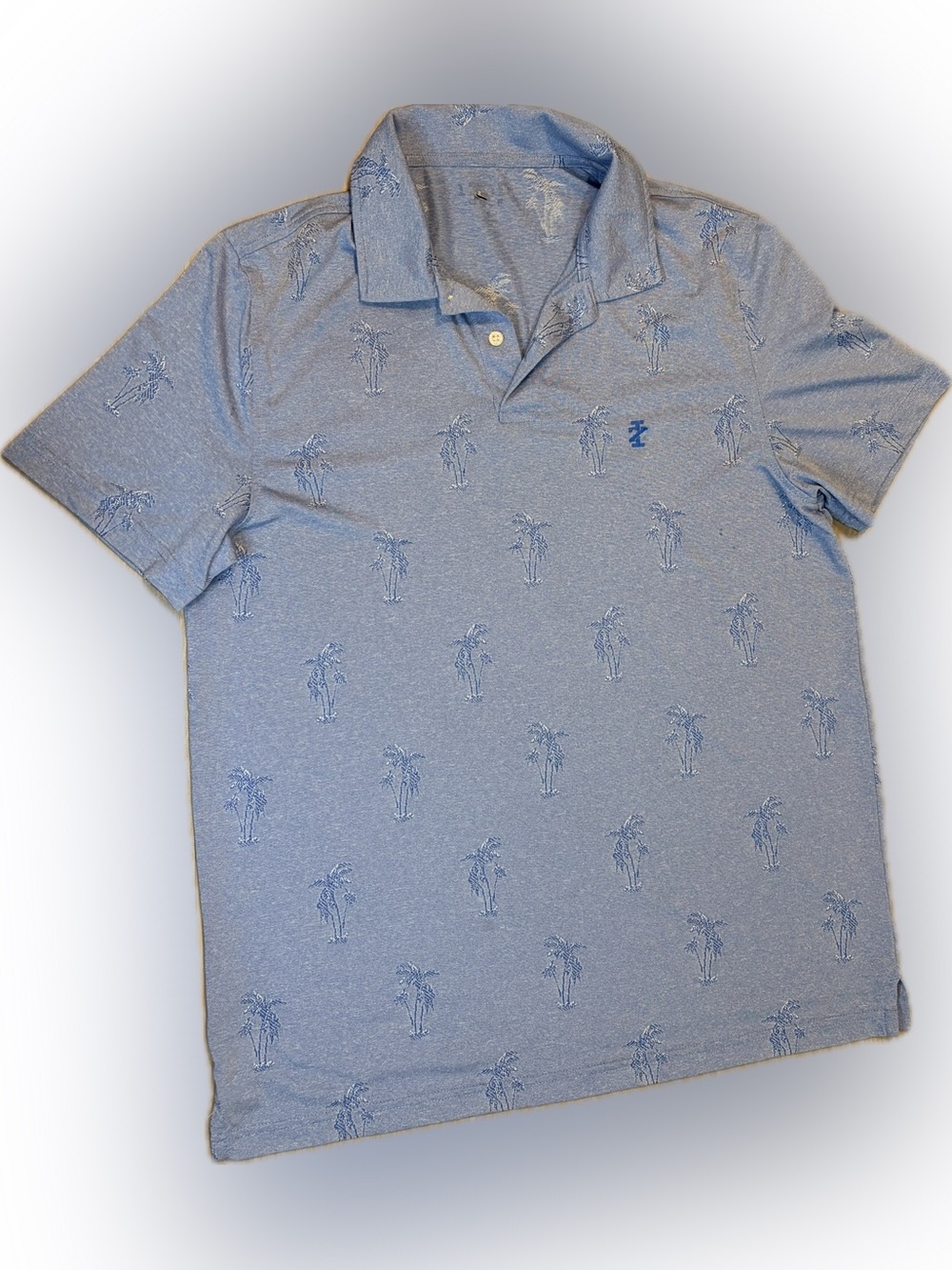 🌴⛳️ Izod Golf Men’s Polo Shirt with Palm Tree Design ⛳️🌴